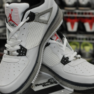 Air Jordan Fusion. AJF4. White/cement.