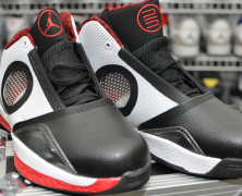 Air Jordan 25. Black/red/white.