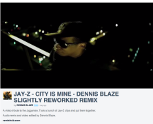 [REMIX VIDEO] Hot off the boards! JAY-Z – CITY IS MINE – DENNIS BLAZE REFIX #NINJATOOLS